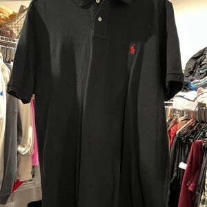 Ralph Lauren Black Polo Shirt Classic Fit